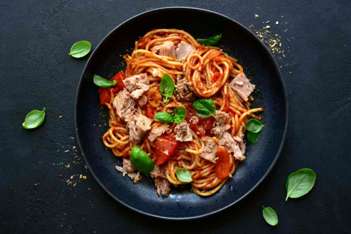 Spaghetti al tonno