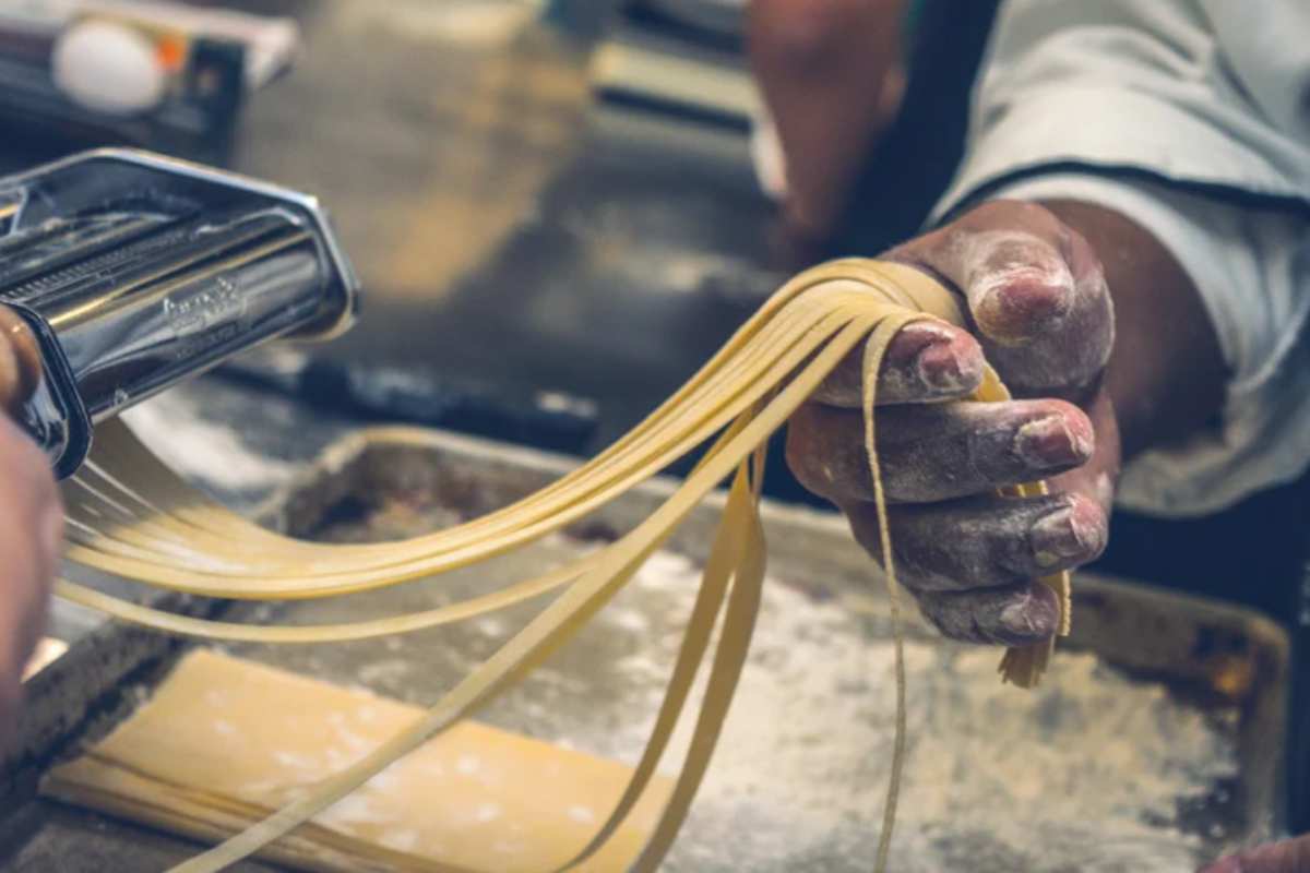 Tagliatelle fatte in casa