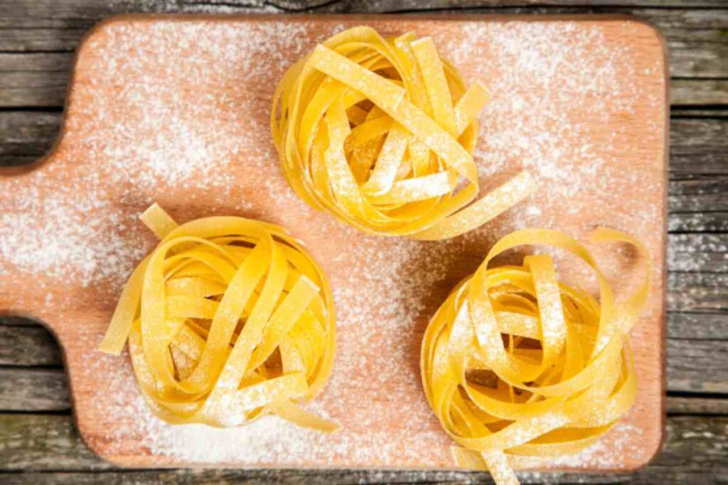 Tagliatelle fatte in casa