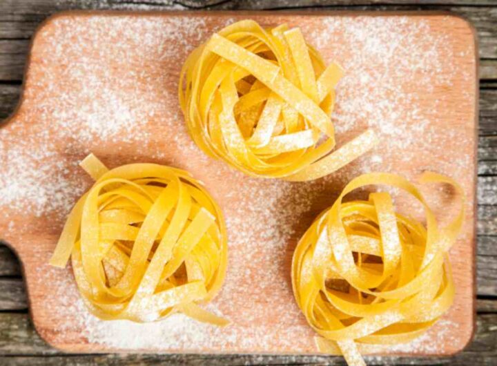 Tagliatelle fatte in casa