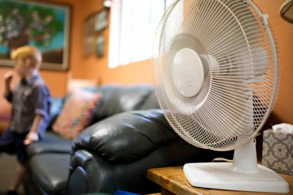 Posizionamento ventilatore