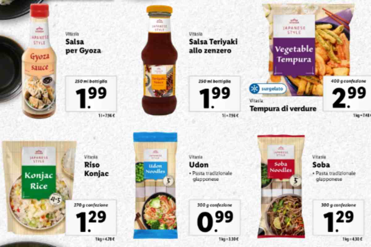 Prepara le bacchette, Lidl ti porta i sapori dal Giappone
