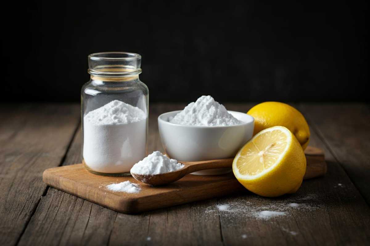 Bicarbonato di sodio e limone, igiene