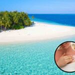 Vacanza isola, sole pericoloso