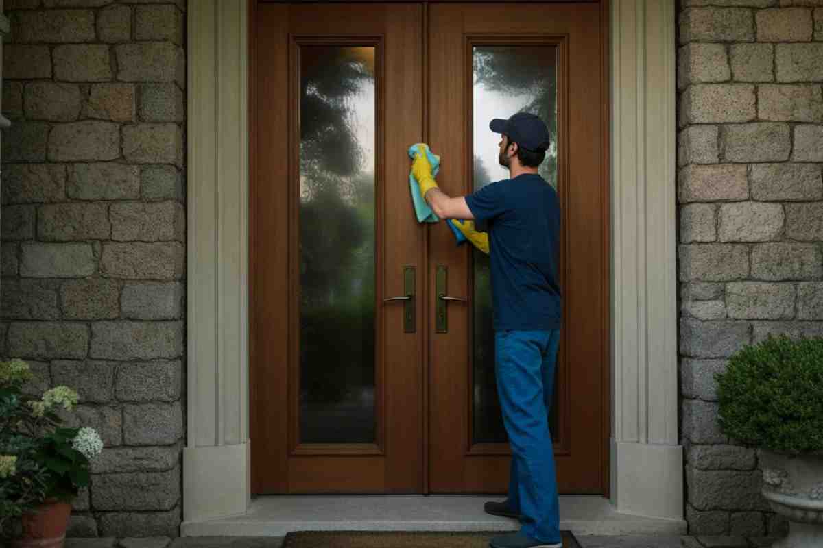 Frequenza pulizia porte casa